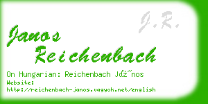 janos reichenbach business card